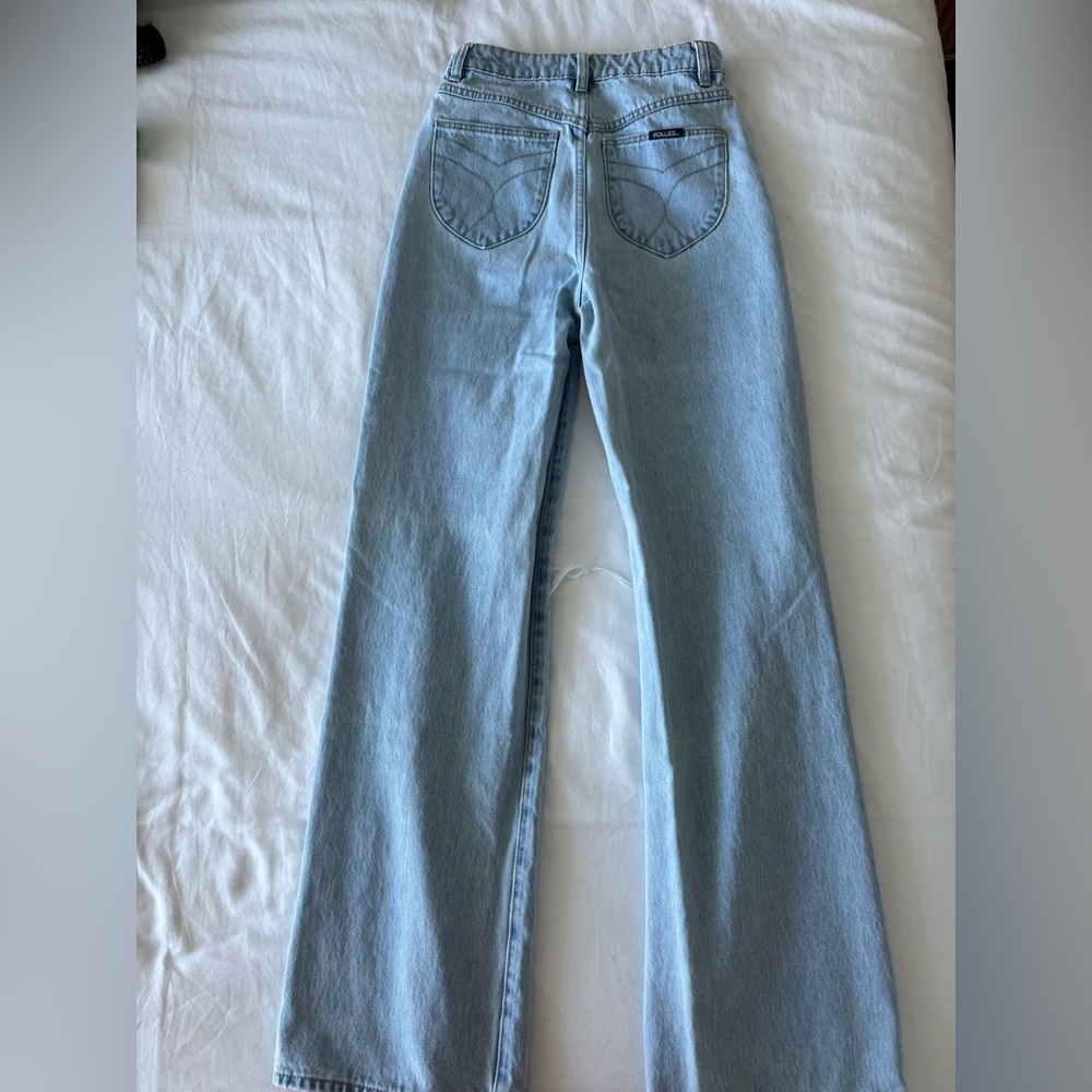 ROLLA'S Light Blue High Rise Jeans - Picture 2 of 7